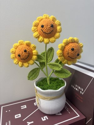 smiley face sunflower