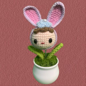 doll in bunny suit